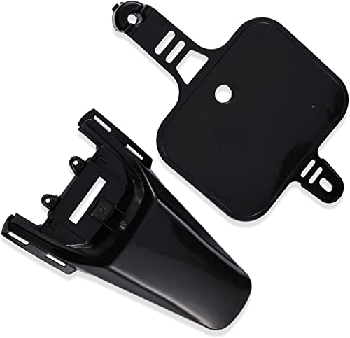 RedCap Body Fender Kit for Compatible with XR50 CRF50 SDG SSR Pit Dirt Motor Trail Bike Black with Bolt Work Fairing Plastic 50cc 70cc 90cc 110cc Pit Dirt Bike 7 piece (Black)
