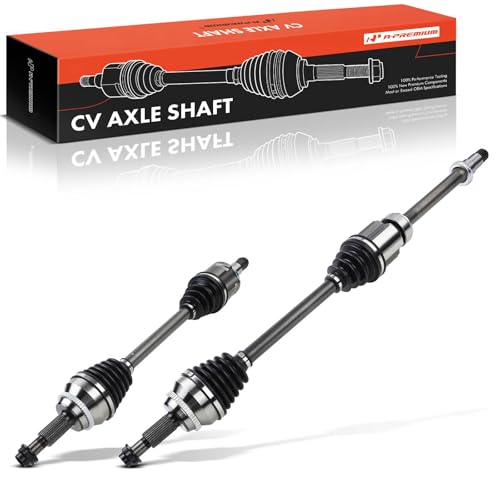 A-Premium Set of 2 Front CV Axle Shaft Assembly - style: Front Driver and Passenger Side