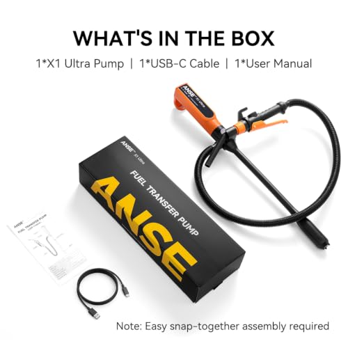 ANSE Rechargeable Fuel Transfer Pump Battery Powered Model X1 Ultra