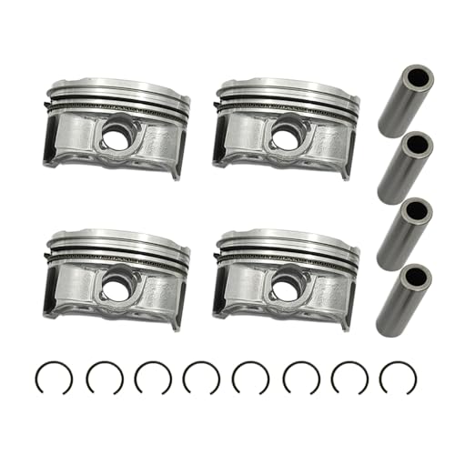 Engine Piston & Piston Snap Rings Kit Fits for Buick Chevrolet GMC Pontiac Saturn 2.4L S224-3959 GA9034 88mm Bore