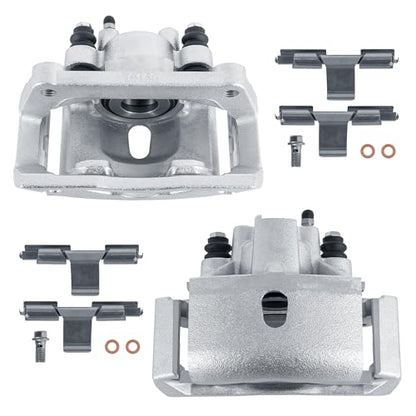 18B4836 18B4837 Rear Disc Brake Calipers Compatible with 2002-2010 Ram 1500 - size: Rear 18B4836+18B4837