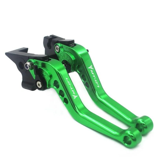 MT07 MT 07 MT-07 2019-2024 2015 for Motorcycle CNC Parts Short Brake Clutch Levers Adjustable Green - color: Green