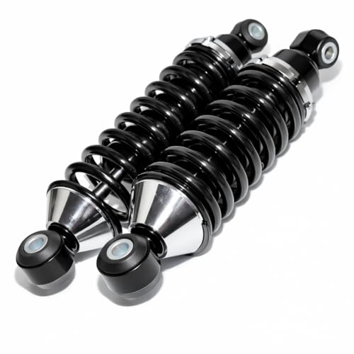 Rear Street Rod Coil Over Shock SET Black Coated Springs (Spring Rate:180) - size: Spring Rate:180