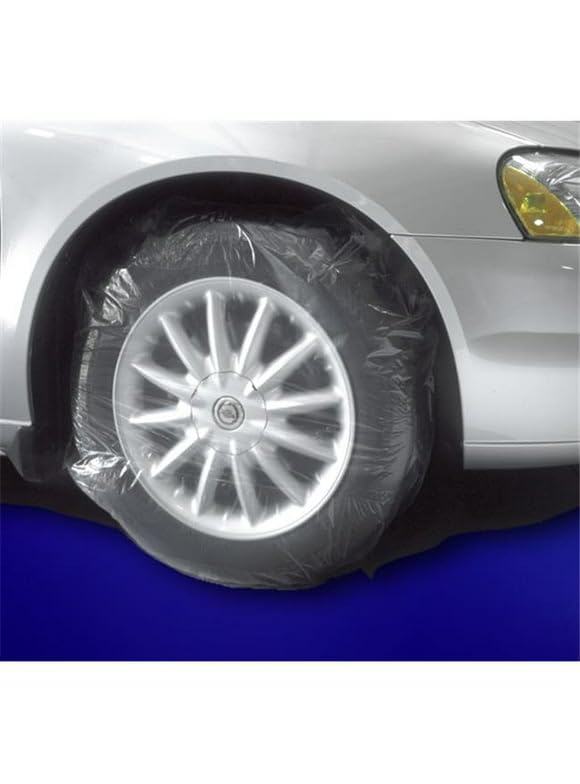 Tire Masking Bags, 45x40 in Multi-Layer Tire Covers Auto Dealers, 200 Pack - size: Pack of 200