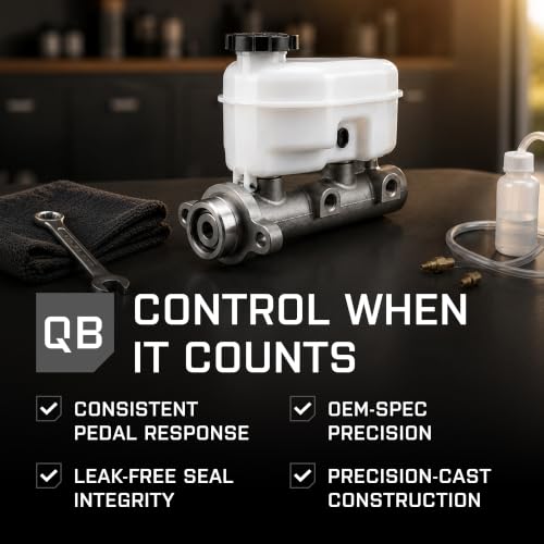 QUALITY-BUILT Brake Master Cylinder with Reservoir for 68-77 Ford, NM1389 - size: NM1389
