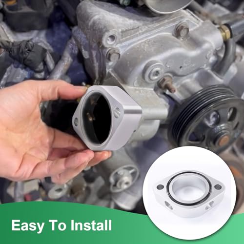 Thermostat Housing Spacer, Water Neck Spacer Compatible with Brodix HV Series Intake, Fits for Chevy SBC/BBC V8 Engine