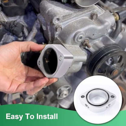 Thermostat Housing Spacer, Water Neck Spacer Compatible with Brodix HV Series Intake, Fits for Chevy SBC/BBC V8 Engine