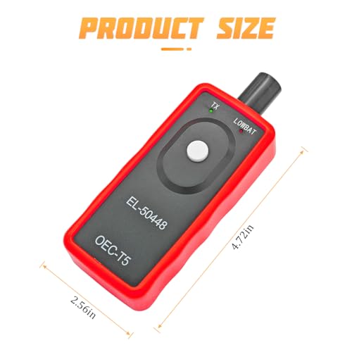 AICEL TPMS Relearn Tool EL-50448 for GM Tire Pressure Sensor, Red - color: Red