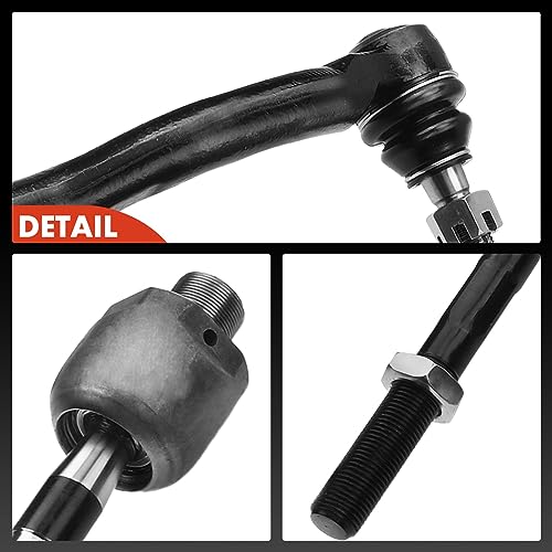 A-Premium Front Inner & Outer Tie Rod End Kit Fix Uneven Tire Wear