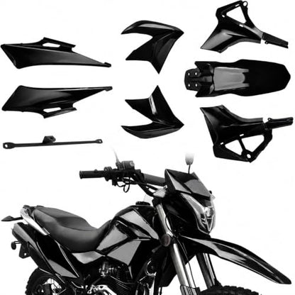 Plastics Fairing Kit for Hawk 250 (All Years) - color: black