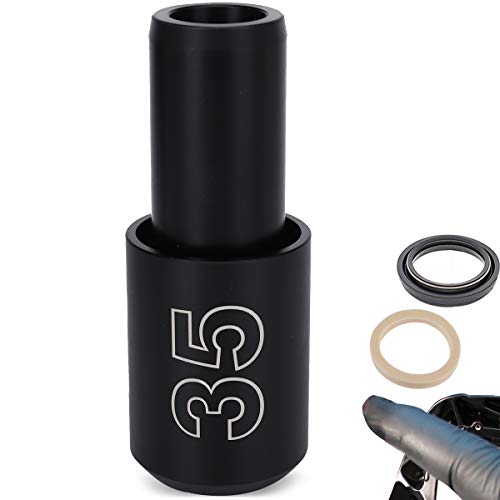 Dust Seal Installation Tool Fork Dust Seal Driver Dust Wiper Installation Tool Guide Compatible for Fox Rockshox Suspension Fork Lower Leg in 30mm 32mm 34mm 35mm 36mm 40mm - style: Size 35&36