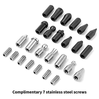 WHDZ Paintless Dent Repair Tools Car Dents Removal Rods Kit with Tips Repair Set for Auto Body Removal of Hail Dents - color: HC