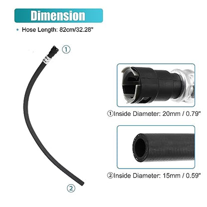 X AUTOHAUX HVAC Engine Heater Inlet Hose Assembly 22885825 15895065 15854958 for Cadillac Escalade ESV EXT for Chevrolet Suburban Tahoe for GMC Yukon 2007-2014 Heater Core Supply Hose