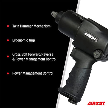 AIRCAT 1431 1/2" Impact Wrench - style: Standard Anvil