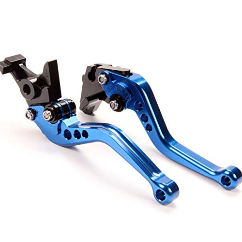 Adjustable CNC Short Brake Clutch Levers Compatible with Yamaha Blaster 200 1988-2002 Grizzly 125 2005-2013 Breeze 125 2002-2004 YFM250 1990-1991 YFM350ER 1990-1995