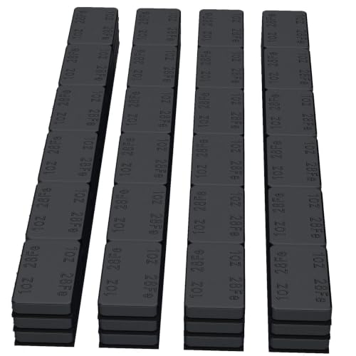 MIKKUPPA 1oz Adhesive Stick on Wheel Weights Black, 288oz/Box - color: Black, size: 288 PCS