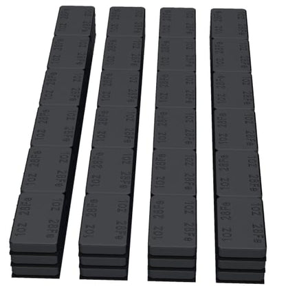 MIKKUPPA 1oz Adhesive Stick on Wheel Weights Black, 288oz/Box - color: Black, size: 288 PCS