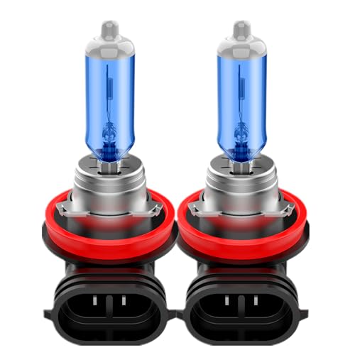 H11 Headlight Bulb H11 Halogen Bulbs No Flashing 12V 55W 5000K Xenon White, 2 Pack - color: White 5000K, size: H11 H8 H9