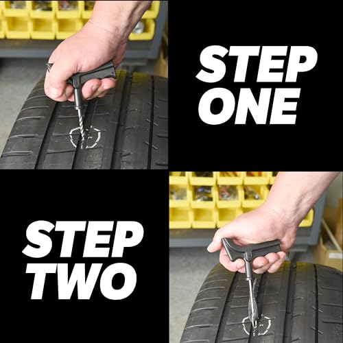 Slime Tire Repair Kit 2040-A, 11 Pieces | Deluxe | Includes Strings & Tools | Pack of 2 - size: 11-Pieces (Pack of 2), style: Plug Kit