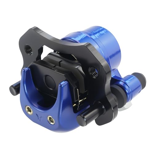 PRO BAT Rear Brake Master Cylinder Caliper With Brake Pad Assembly - color: Blue