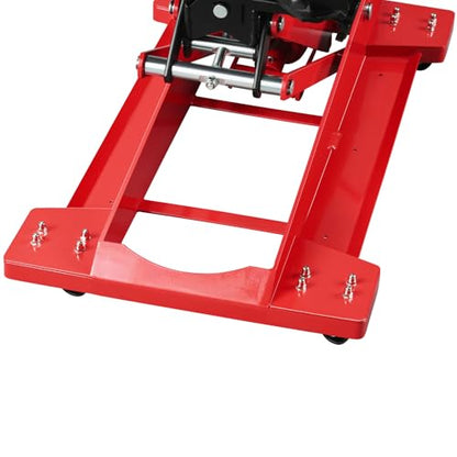 2000 lb Hydraulic Transmission Jack, 7.87"-29.7" Low Profile Lift