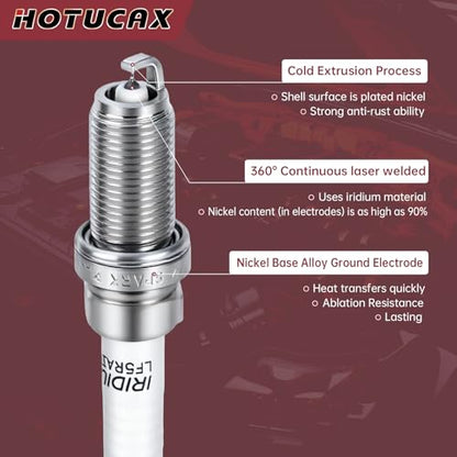 UF510 Ignition Coils & Spark Plugs Tune Up Kit, 8 Pack - size: UF510 & Spark Plugs