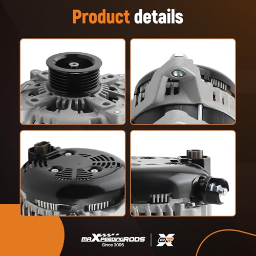 maXpeedingrods Alternator for Ford F150 2011-2014 V8 5.0L 4951cc 302cid, 11532 104210-6270 CL3T-10300-AA AL3T-10300-CA