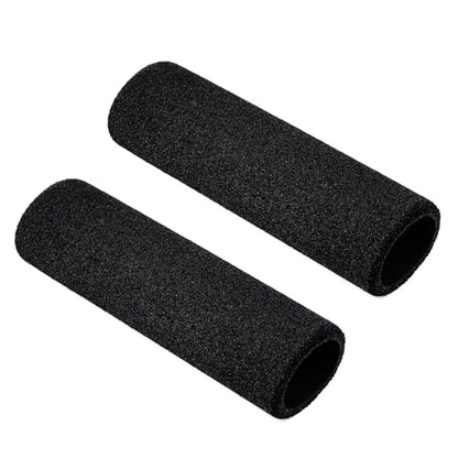 Motorcycle Grip Covers Foam Handlebar Grips Compatible with Harley Honda Kawasaki BMW Yamaha Triumph Suzuki A Pair of Anti-Slip Universal Black Grip Covers - size: Fit for 1-1.2 inch