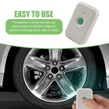 TPMS Relearn Tool, Automotive Tire Pressure Monitor Sensor Activation Reset Tool, Pressure Monitor System Reset Tool Replacement TPMS19, Compatible with Ford Cars (White)