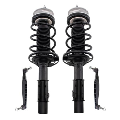 TRQ Front Suspension Kit Complete Strut & Coil Spring Assembly Sway Bar - style: PSA27851