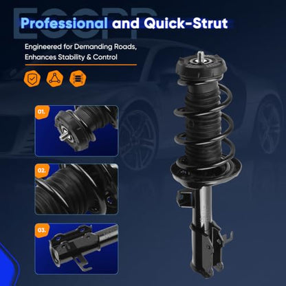 ECCPP Complete Struts Spring Assembly Front for Chevrolet Cruze 2011-2012 - size: 272627 372664