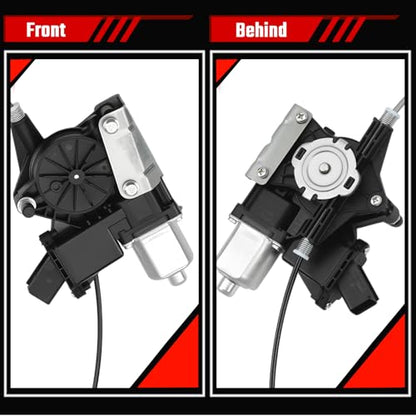 751-711 Front Passenger Side Power Window Regulator with Motor Assembly Compatible with Ford F-350 2013 2014 2015 2016,F-250/F-450 Super Duty 2013-2016 Replace CC3Z2523200B CC3Z2523200D - size: Front Left, style: 751-711
