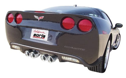 BORLA 60087 Performance Exhaust Merge X-Pipe 1997-2007 Chevrolet Corvette (C5) V8 & Corvette Z06 (C5) V8 2.5" Diameter Pipes T-304 Stainless Steel