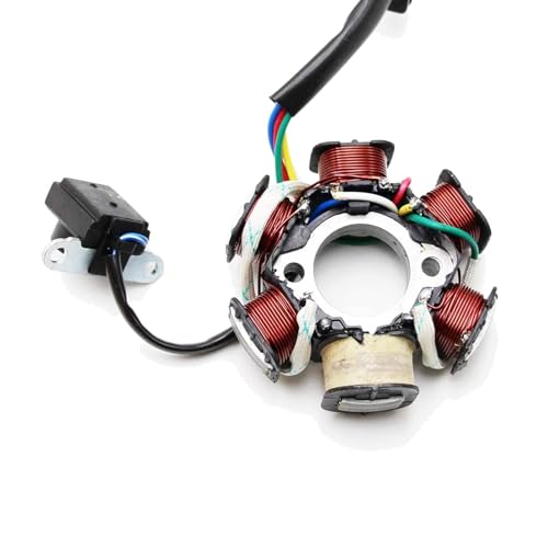 PRO BAT ATV Quad Go Kart Magneto Stator 6 Coils 5 Wires - size: ATV Magneto Stator with Female Plug