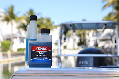 STA-BIL 360 Marine Fuel System Treatment, 8 oz 12-Pack - size: 8 Fl Oz (Pack of 12)