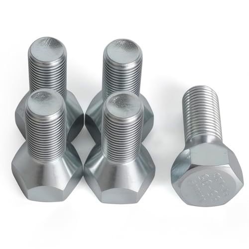 5PCS 11062A Boat Trailer Lug Bolt 1/2"-20 x 1-5/8",13/16" Hex for 5-Lug Hub