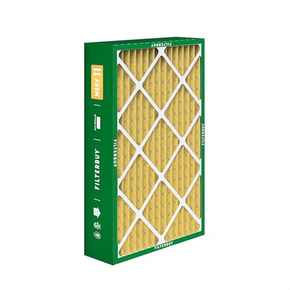 Filterbuy 15.75x27.63x3.5 Air Filter MERV 11 Pet & Allergy Defense (4-Pack) - style: 15.75x27.63x3.50