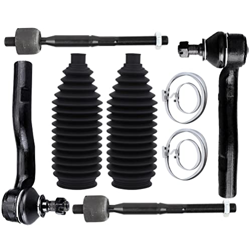 Front Inner Outer Tie Rod End w/Steering Boot for Lexus GS300 GS400 GS430 - color: Tie Rod+Boot, size: For Lexus GS300 GS400 GS430