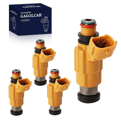 4-Pack Fuel Injectors Set | Compatible with YAMAHA Outboard 4 Stroke F150TLR F150TXR LF150TXR Mitsubishi Diamante Galant Montero Sport| Replaces FJ571 63P1376100 CDH275 - size: 4 X FJ571