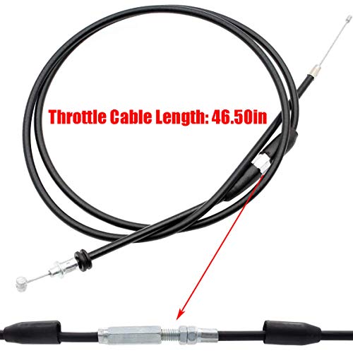 7/8'' 22mm Thumb Throttle Cable Accelerator Control Assembly for Chinese 50cc 70cc 90cc 110cc 125cc 250cc ATV Quad Go Kart Kazuma TaoTao