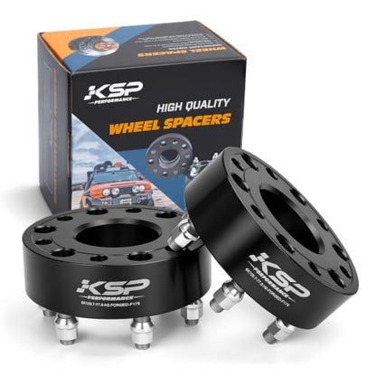KSP 2inch 6x5.5 Hubcentric Wheel Spacers Compatible with 19-26 Ram 1500 - size: 2inch-6 lug-M14x1.5