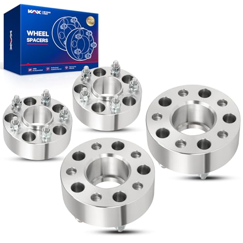 KAX 5x4.5" Hub-Centric Wheel Spacers 2 inch for Mazda CX-5 - color: Silver, size: 5x4.5" -67.1mm- M12x1.5- 2" thick