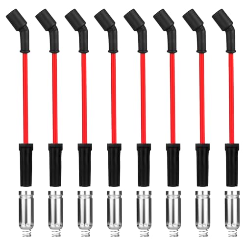 Ozikutech 8-Pack Spark Plug Wires Set for Chevy Silverado Tahoe 5.3 - style: Standard