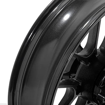 TOFR 17" Front Rear Wheel Rims for Honda CRF250R 04-13 CRF450R 2002-2012 - color: Black, size: Front Rear 02-13