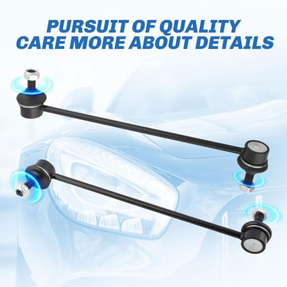 Sway Bar Link Front Compatible With Chrysler Sebring Dodge Avenger Dodge Caliber Jeep Compass Patriot Mitsubishi Outlander Mazda Automotive Replacement Sway Bar Link Kits, K80258 - size: K80258