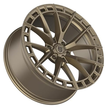 TIS 504BZ 22X10 Satin Bronze Wheel - 6X5.50 Bolt Pattern, 24mm Offset (504BZ-2208324) - color: Satin Bronze, size: 22X10 | BP: 6X5.50 | Offset: 24mm