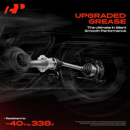 A-Premium Set of 2 Front CV Axle Shaft Assembly - style: Front Driver and Passenger Side