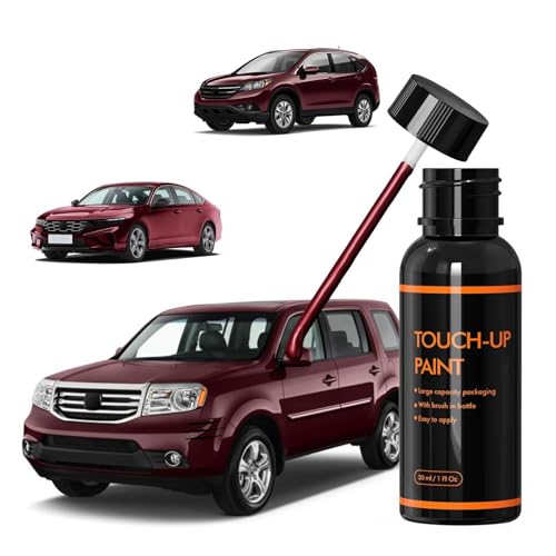 R529P-B Dark Cherry Touch Up Paint Compatible With Honda Cars - color: Dark Cherry R529P