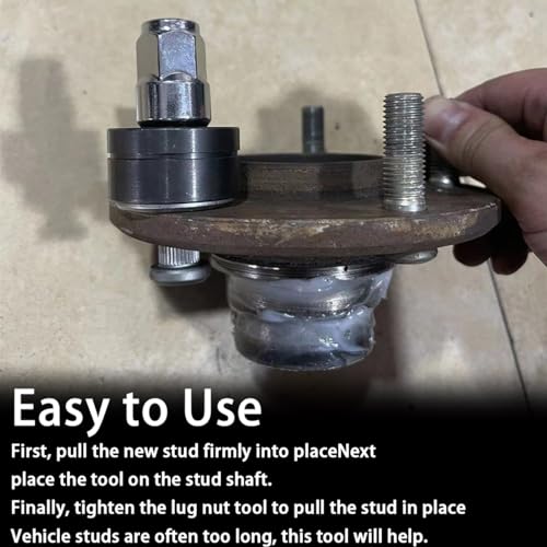 Osilly 22800 Wheel Stud Installer, Replace Most All Automotive and Light-Duty Truck Wheel Studs, Auto Tire Stud Installer Tool Replacement, Car Accessories, Safe, Saves Time, Effort