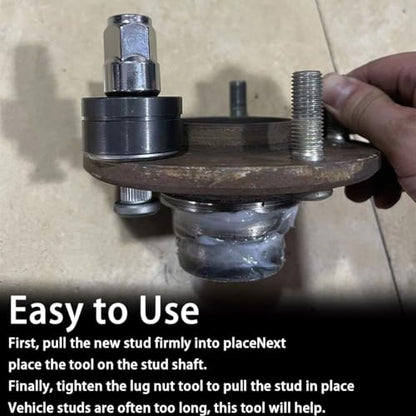 Osilly 22800 Wheel Stud Installer, Replace Most All Automotive and Light-Duty Truck Wheel Studs, Auto Tire Stud Installer Tool Replacement, Car Accessories, Safe, Saves Time, Effort